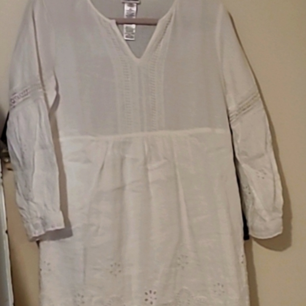 Tommy Bahama White Swim Coverup